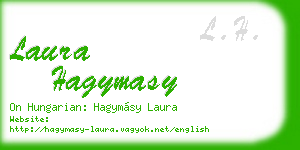 laura hagymasy business card